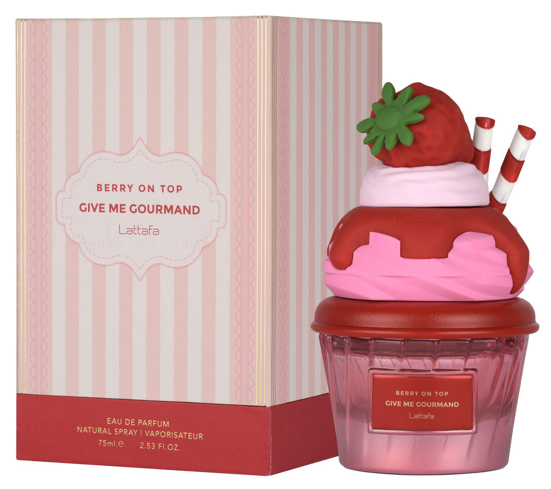 Lattafa Give me gourmand Berry on top